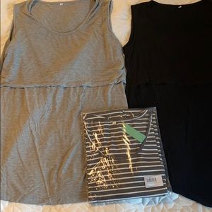 Nursing tank tops
